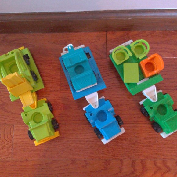 Fisher-Price Other - Vintage Fisher-Price Forklift, Tractor And Trailer Lot